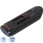 SanDisk UFM 16GB USB CRUZER GLIDE 3.0 16GB 3.2 Gen 1 USB stick Sort